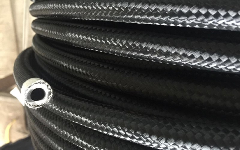 cloth braided fuel line