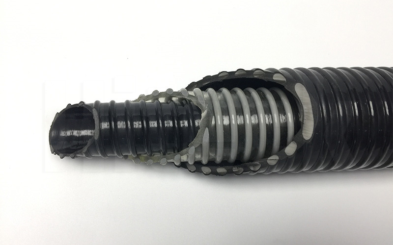 corrugated suction hose