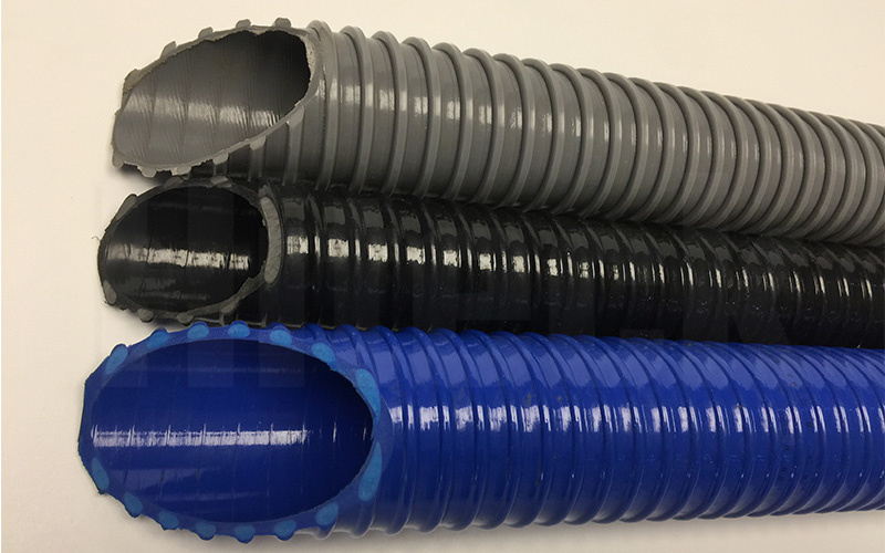 corrugated suction hose