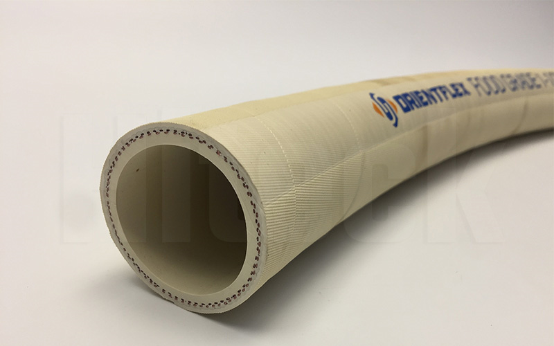 food discharge hose