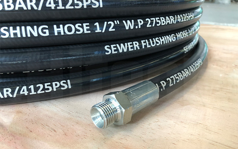 sewer flushing hose